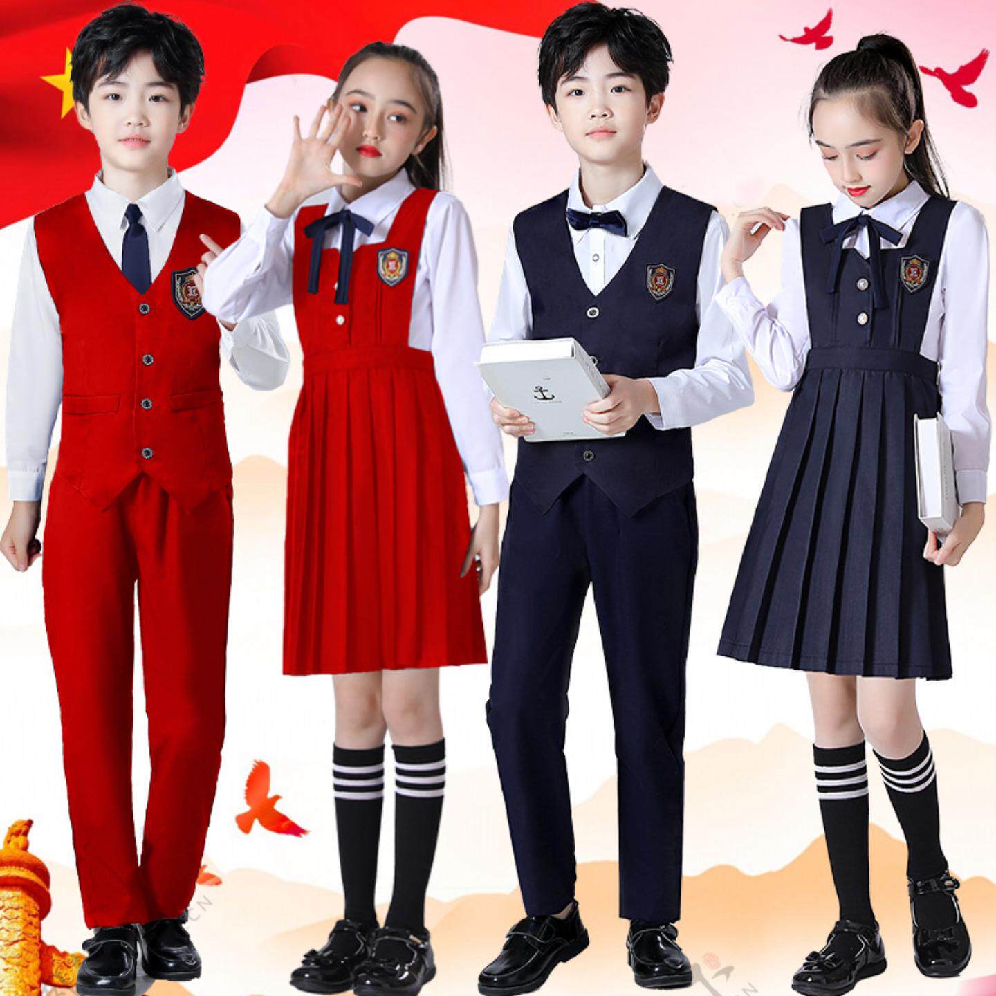 朗诵衣服小学生儿童大合唱团