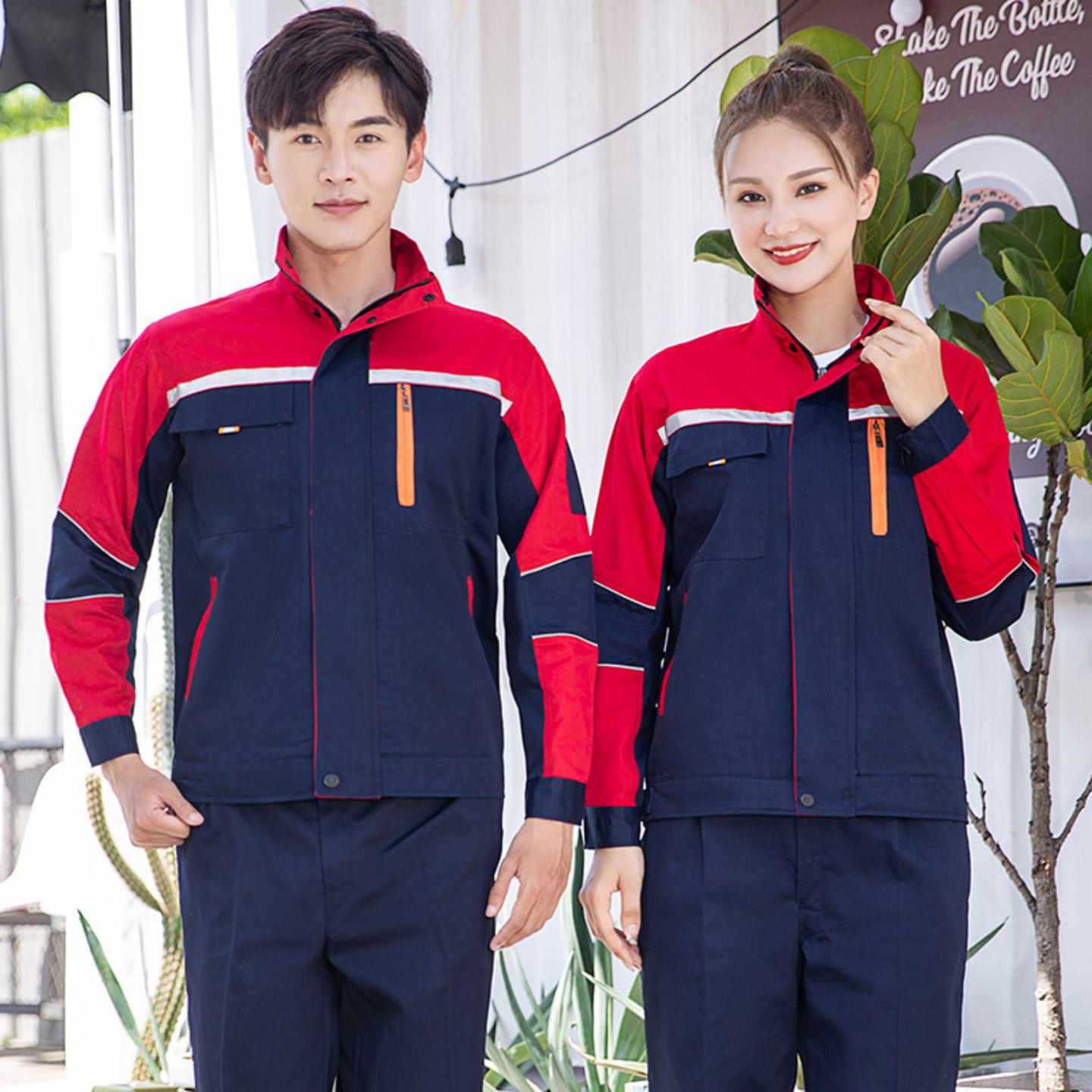 工作服套装男耐磨春秋厂服工厂