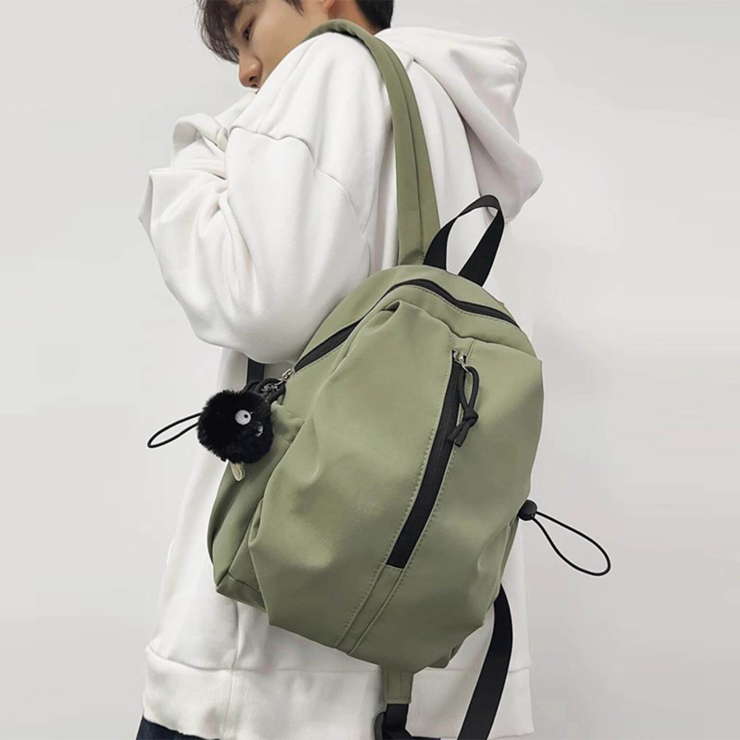 新品春游轻便小背包女童休闲逛街男学生上课平板包小型双肩包