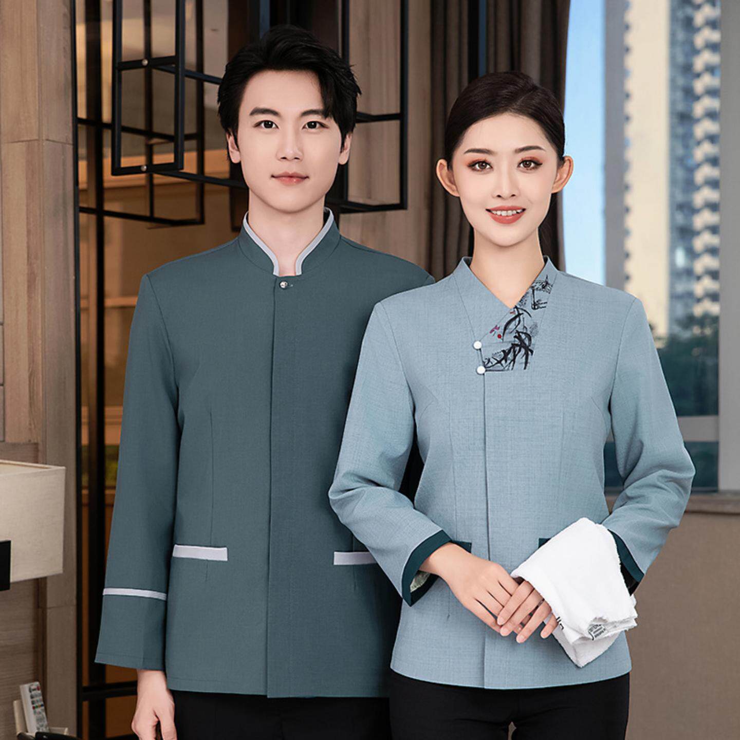 清洁员保洁工作服秋冬女酒店客房
