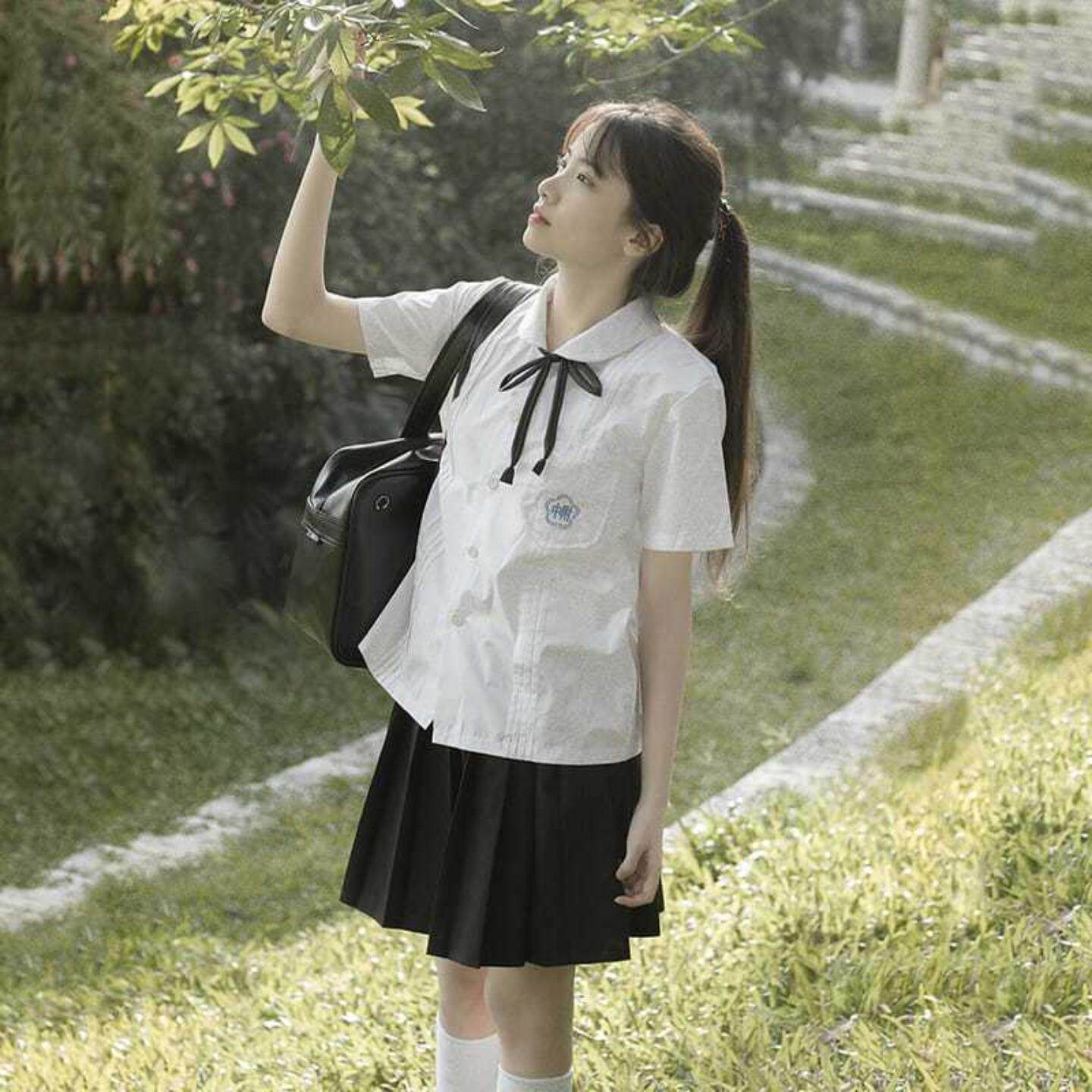 台湾校服套装附中学生jk制服白