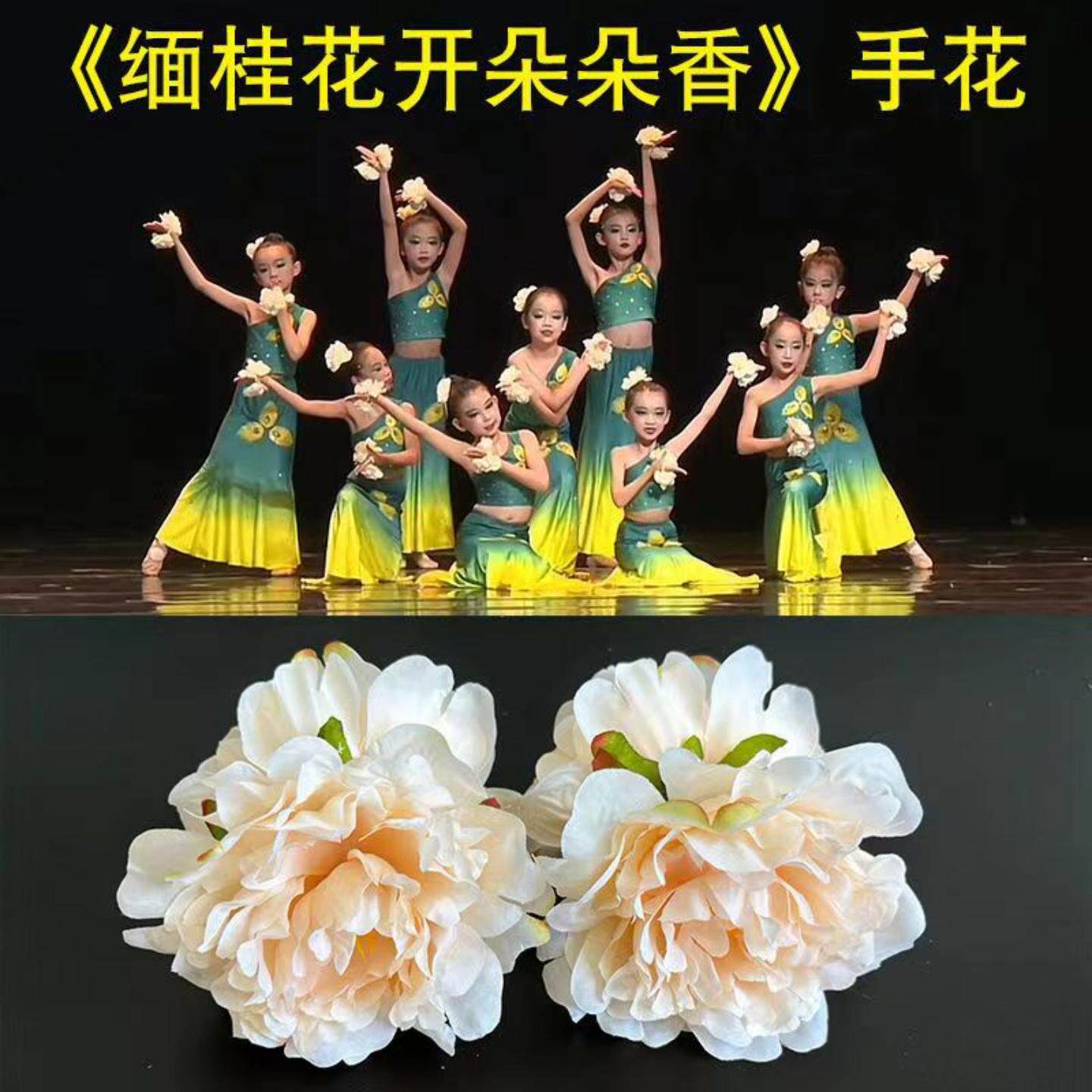 傣族舞蹈表演道具缅桂花开朵朵