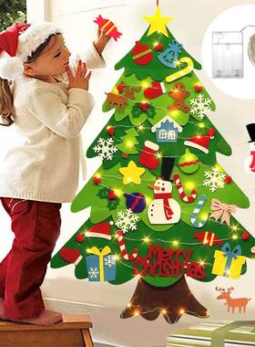 DIY Felt Christmas Tree Christmas Decoration for Home Navida