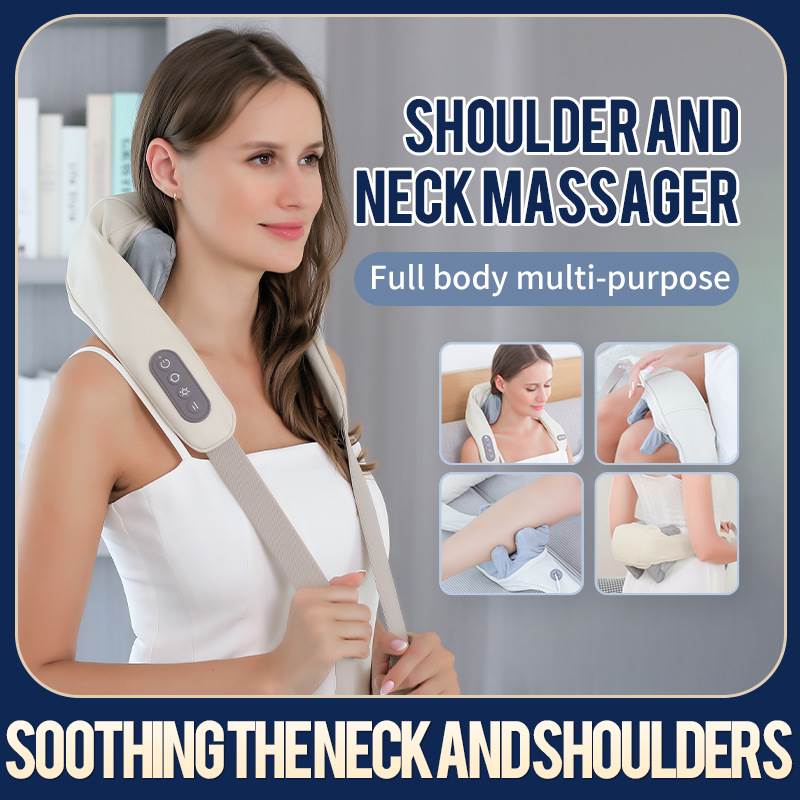 Household electric kneading massage shawl neck massager按摩