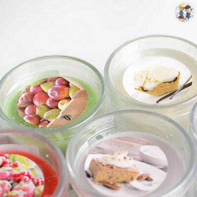 IKEA Sinnlig Scented Candles in Glass For Home Fruit Berries