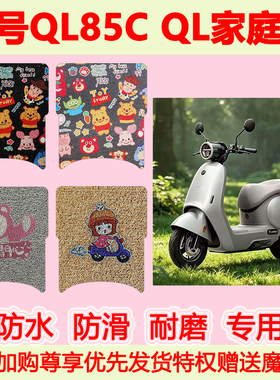 适用九号QL85C电动车脚垫九号QL家庭版专用脚踏垫防水防滑地垫
