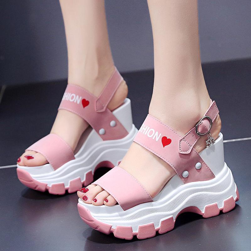 2026shoewomen坡跟凉鞋