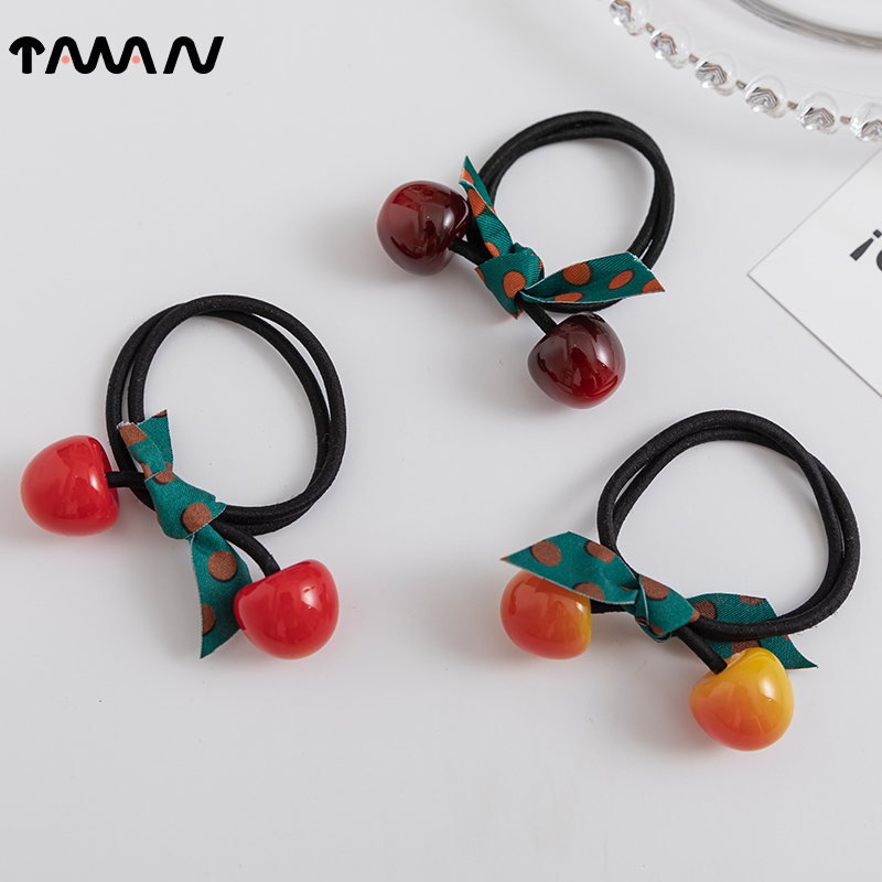 ins儿童樱桃小清新橡皮筋头绳