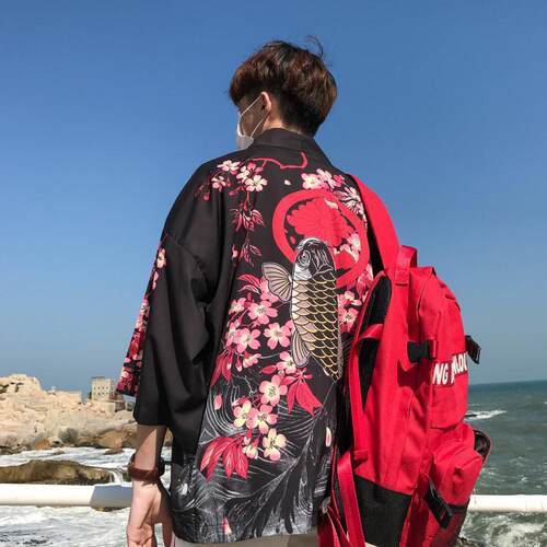 menclothes夏季ki道袍男
