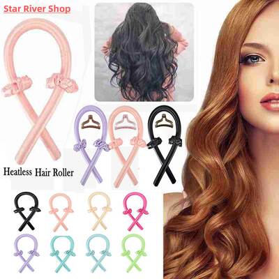 Heatless Hair Curlers Curling Iron Headband Lazy Curler Silk