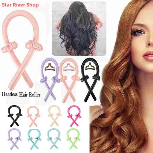 Heatless Hair Curlers Curling Iron Headband Lazy Curler Silk