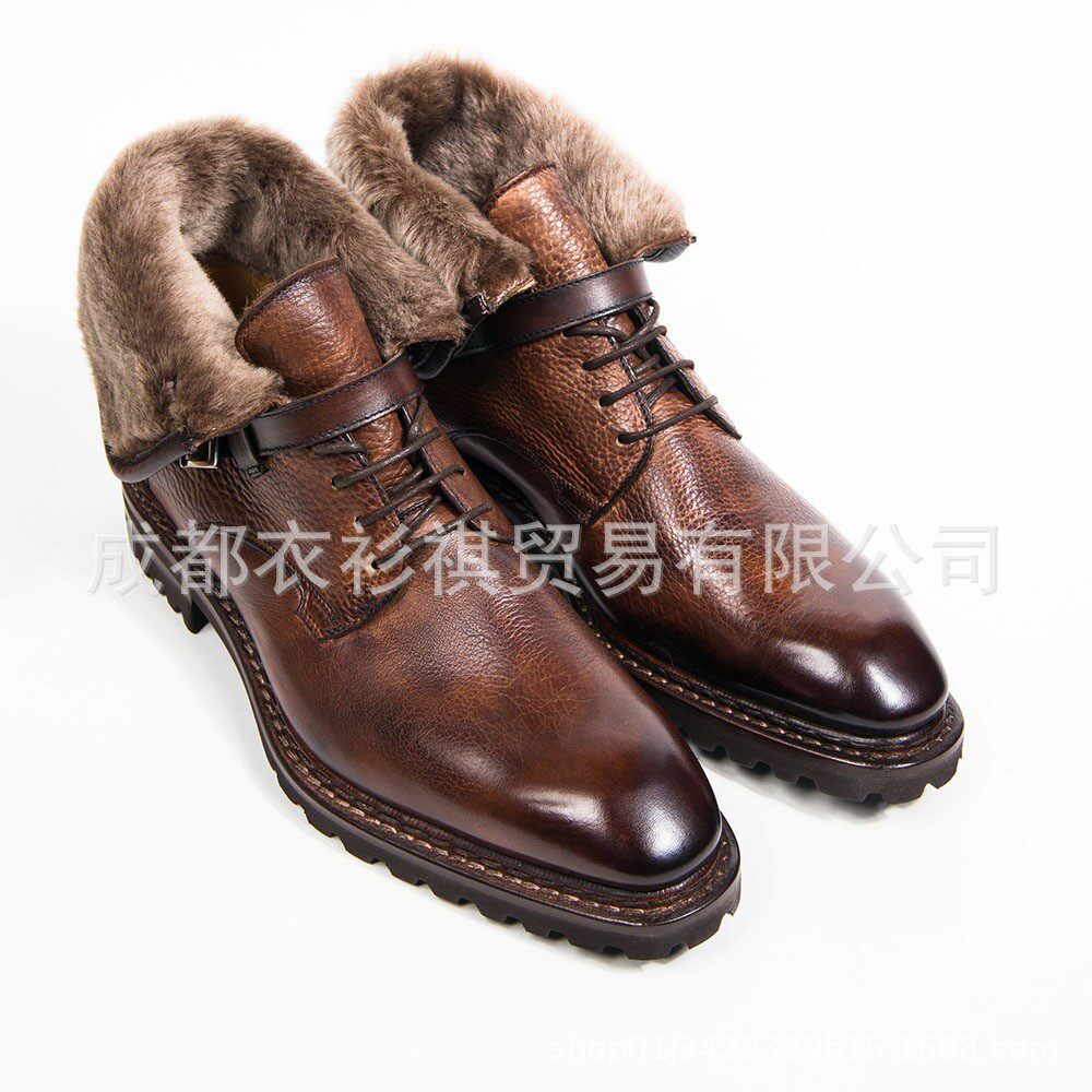 shoesformen新款圆头前