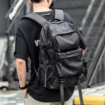 Bagpack Man Big Capacity Men Backpack Laptop Oxford Black 男