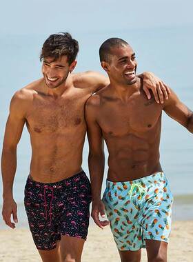 Summer Mens Swimwear Beach Board Shorts Briefs For Man Swim