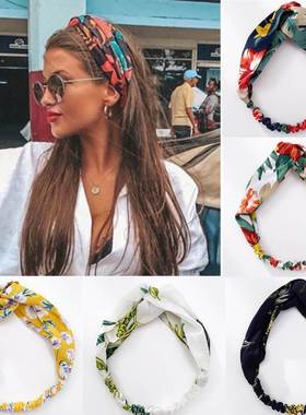 Fashion Women Girls Summer Bohemian Hair Bands Print Headban