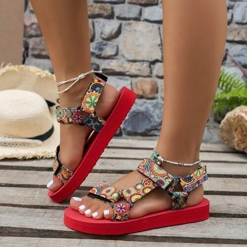 shoeswomen大码厚底平底