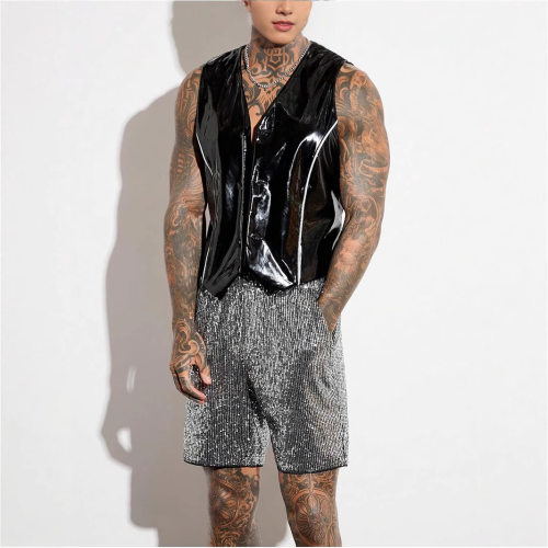 menclothes新款男士闪亮