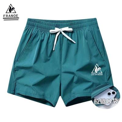 法国公鸡新款夏季冰丝短裤男女休闲情侣健身运动训练跑步三分裤