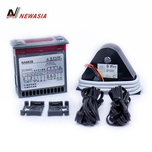 新亚洲温度控制器NA6839 冷库冷柜温控器 带化霜温控仪 双探头