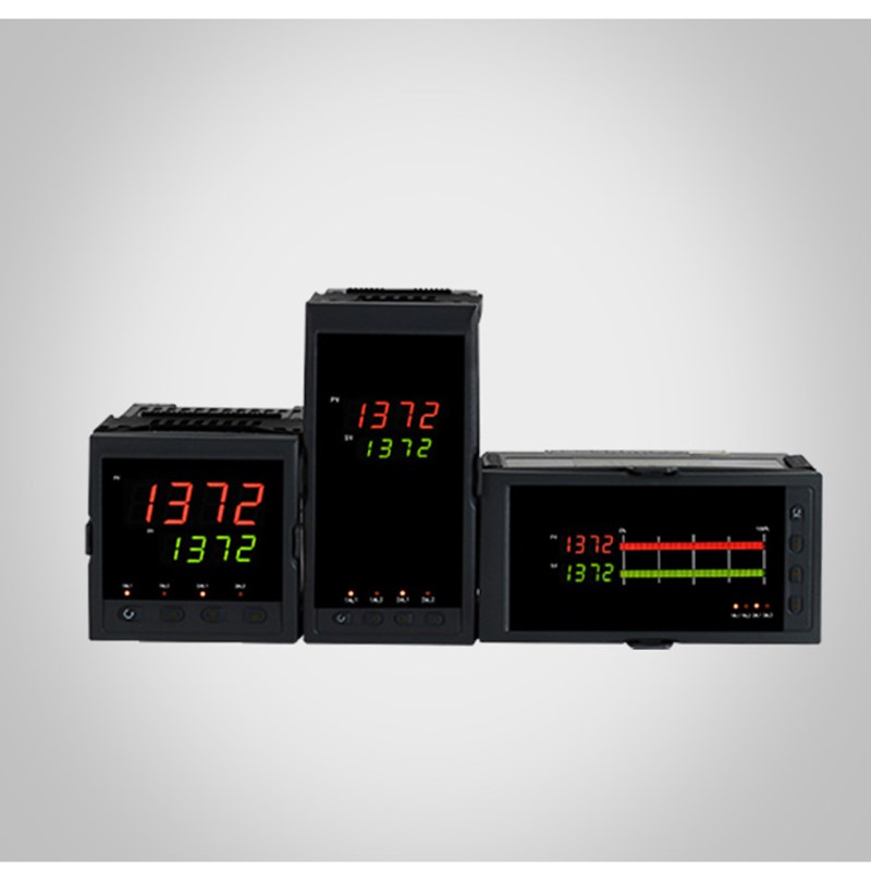 双回路数字显示表4~20mA/0~10VC输入液位温度压力数显控制仪RS485
