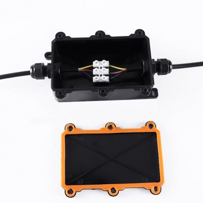 防水接线盒户外带端子防水塑料外壳仪表仪器盒防雨地埋灌胶分线盒