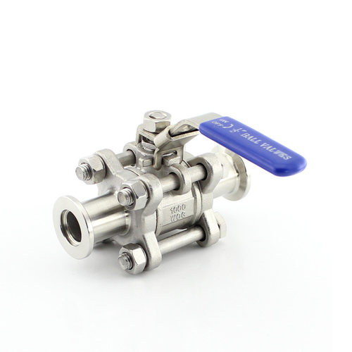 KF高真空球阀 304不锈钢三片式快装卡盘卡箍阀门GU-KF16 25 40 50