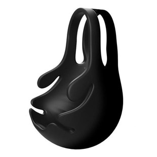 男生户外穿戴矽胶阴囊袋套环遥控震动锁精性保健睾丸托蛋蛋按摩器