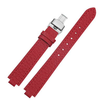 适配浪琴心月系列真皮表带