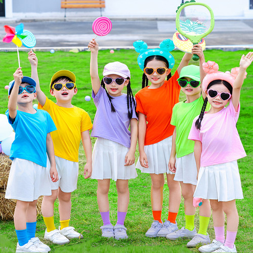 小学生运动服装儿童纯棉套装短裤