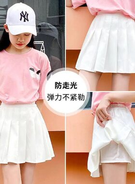 百褶裙童装百褶裙半身裙学院风女