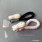 可爱米菲兔手腕挂绳手机壳包包钥匙扣高颜值挂链结实耐用便携女神