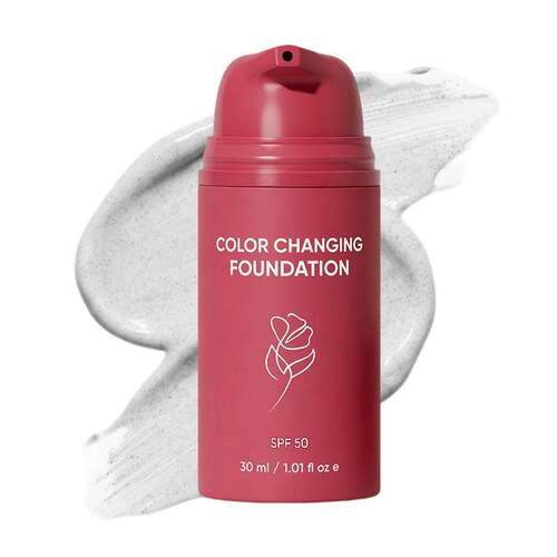 Color Changing Foundation红罐变色粉底液