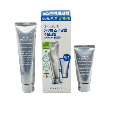Face cream自然SNATURE角鲨烷面霜60ml+30ml精华