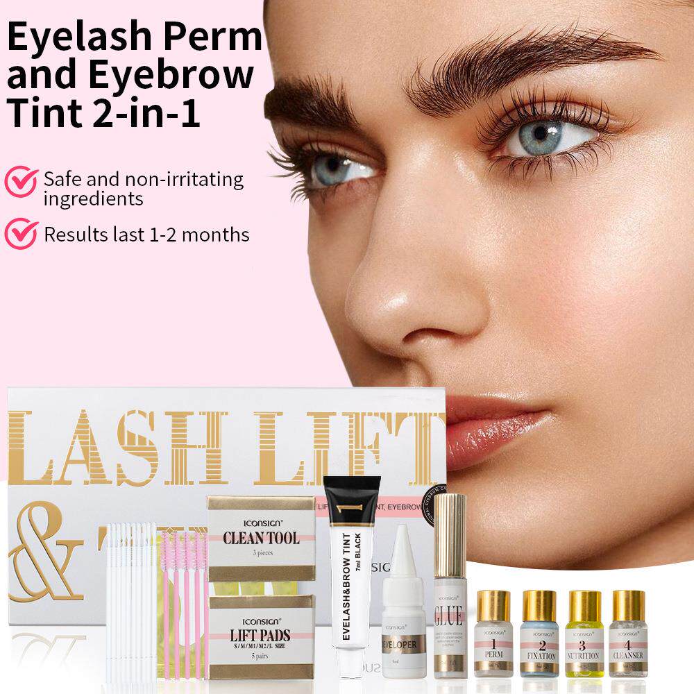LASHLIFT烫染二合一烫睫毛染眉膏 烫睫毛角蛋白套装 冷烫睫毛