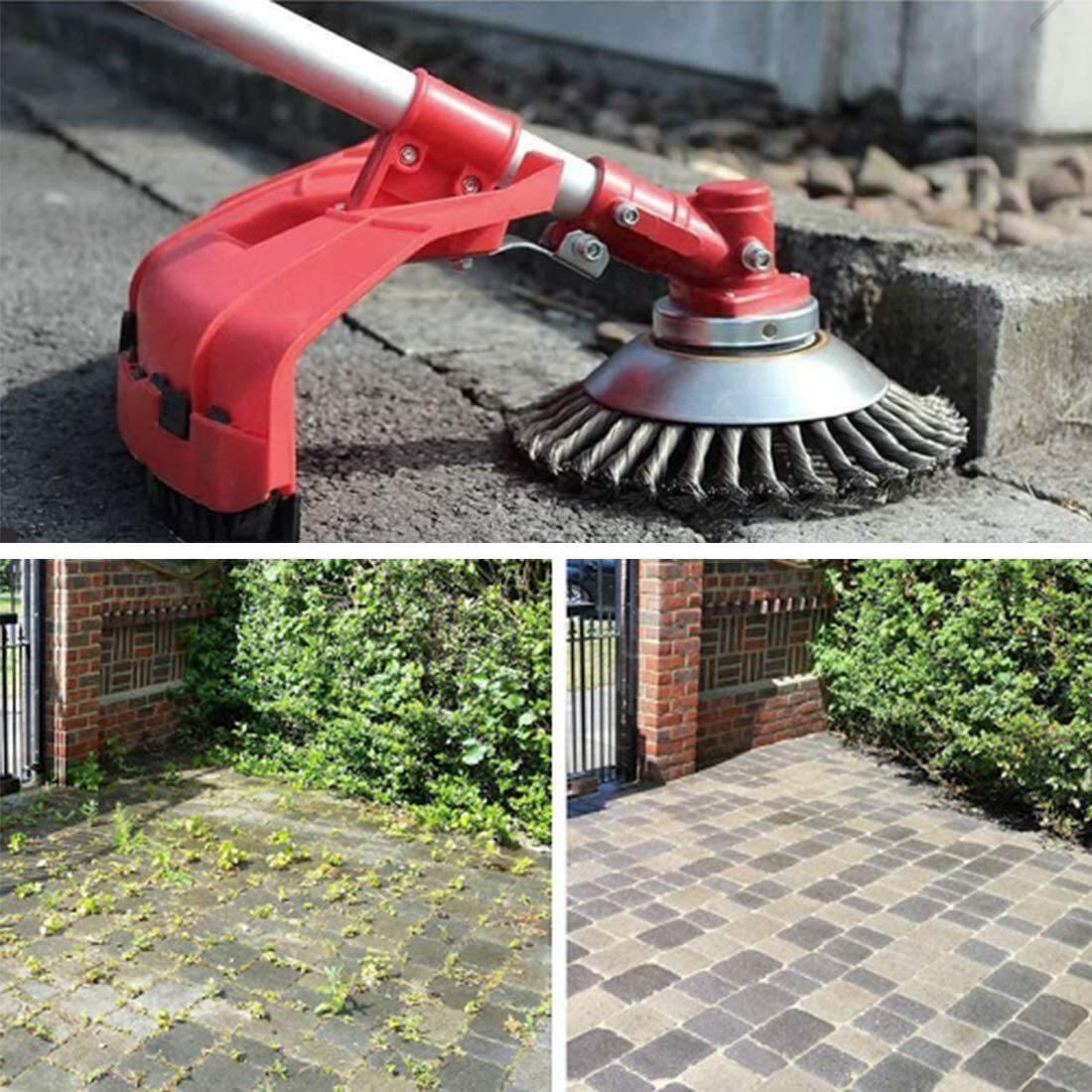 钢丝除草轮除草盘扭丝打草头除锈其它农用工具