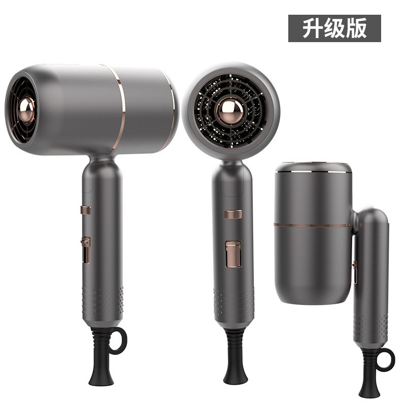 吹风机折叠大功率家用发廊冷热风蓝光理发店电吹风筒跨境亚马逊