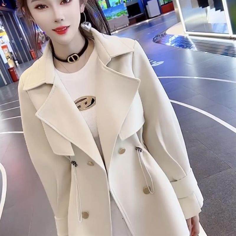 网红爆款短版风衣女轻奢风2026秋季新款小个子休闲时尚韩版短外套