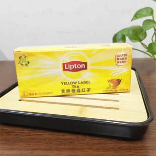 立顿红茶25包黄牌精选盒装办公室袋泡茶商务用茶斯里兰卡绿茶叶