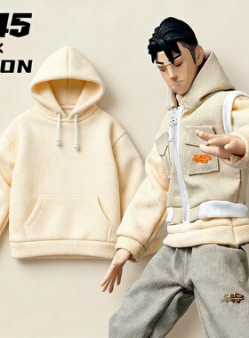 S45×GOON潮流兵人连帽卫衣套装12英寸假两件加绒现货