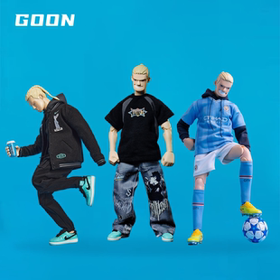 GOON联名原创1/6潮流人偶哈兰德球星兵人模型套装礼物生日礼物