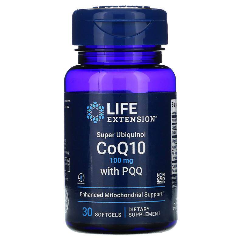 美国 Life Extension 还原型辅酶Q10 QH泛醇 Bio PQQ 富里酸 30粒