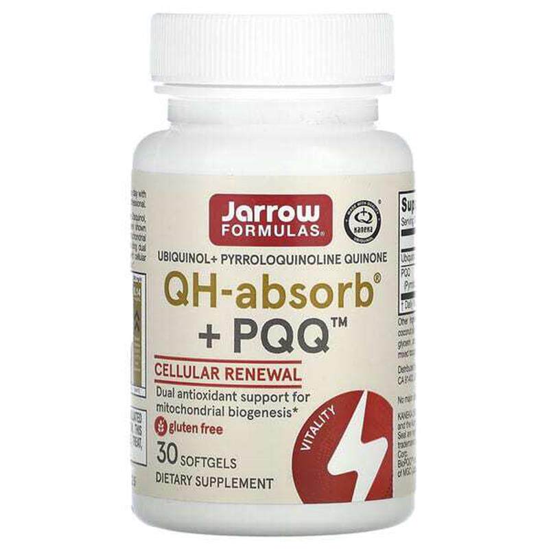 美国   泛醇 辅酶 QH PQQ 30粒软胶囊 线粒体优化