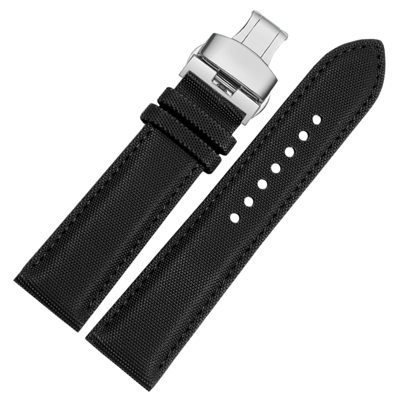 适配浪琴名匠尼龙碳纤维表带21mm