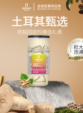 佰斯纳特土耳其安泰普开心果原色无漂白罐装坚果干果零食新货