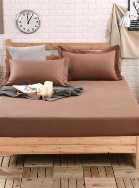 新品纯棉棉床笠单件床罩防滑纯棉席梦思保护套床笠纯棉-灰色90x19