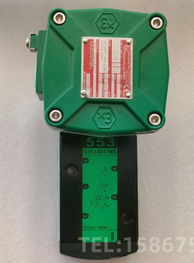 防爆电磁阀 隔爆电磁阀 G553A417 NFG553A417二位五通电磁阀