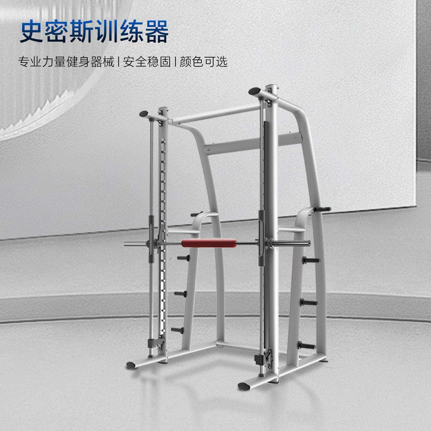 史密斯深蹲架商用运动健身房器械自由力量机械蓝晟