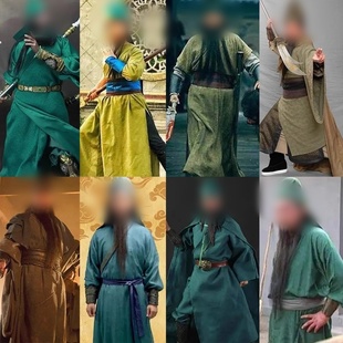 汉服丞相武将将军演出服 男士 三国演义关羽关云长关公同款 影视古装