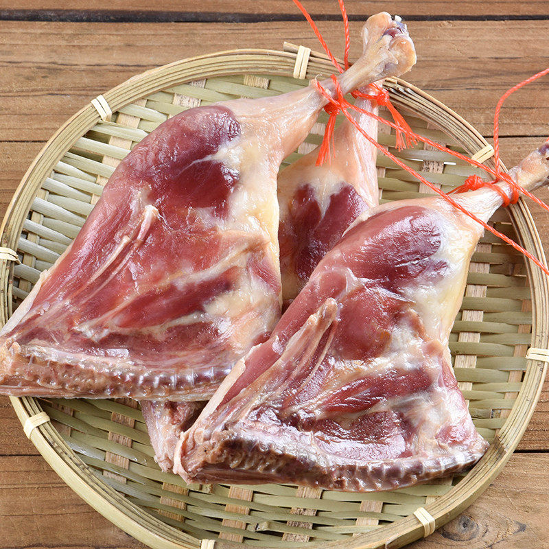 腊鸭腿500g赣南特产正宗遂川板鸭江西广东腊鸭风干鸭农家自制咸鸭
