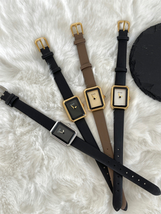 IEKE 新款手表女方形无秒针时尚ins韩系女学生初高中生女士表